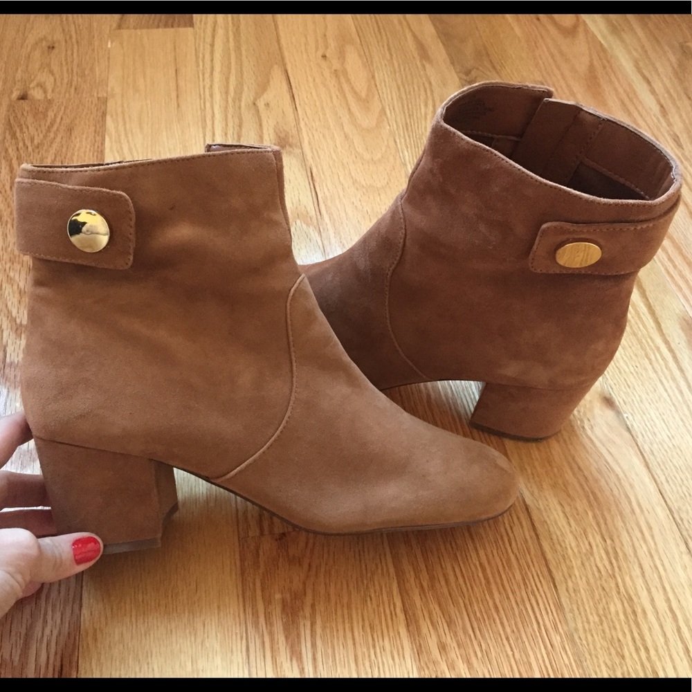 Nine West suede ankle booties